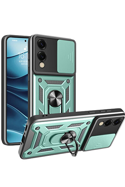 NewFace Nrzsnt Samsung Galaxy S25 Edge Pars Silicone with Lens Ring (210426) - Green