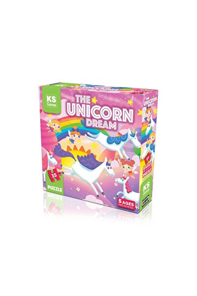 Ks Games 35 Parça Puzzle - The Unicorn Dream