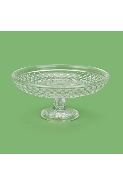 Genel Markalar Glass Espina Ayaklı Sunumluk - Şeffaf - 19x11 cm