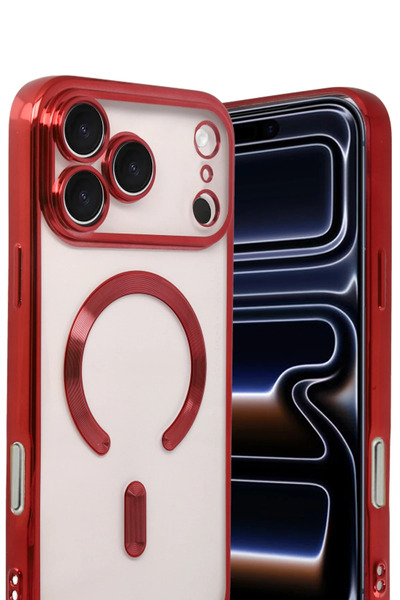 NewFace Nrzsnt Apple iPhone 17 Pro Max Kross Magneticsafe Cover (212432) - Red