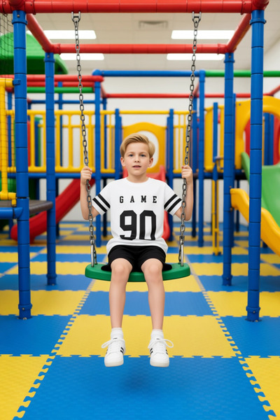 PayBuy Boys' Cotton Crew Neck Short Sleeve Printed T-Shirt and Shorts Set Quality Stylish Comfortable