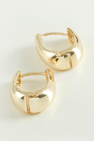 ZERO LAND Nrzsnt Oval Trend Metal (213606) Earrings-Silver Color