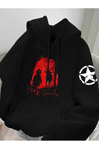 cc collection Hanorac unisex supradimensionat cu imprimeu grafic