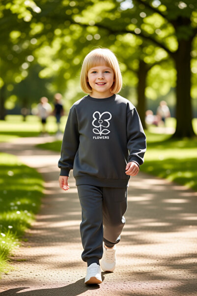 PayBuy Girls' Cotton Knitted Crew Neck Floral Printed Bottom Top Set Quality Stylish Comfortable