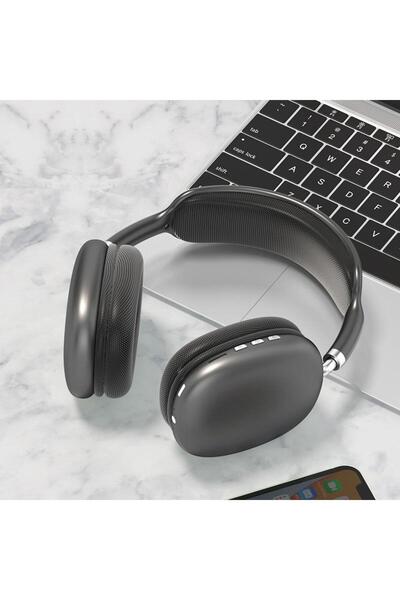 MRG Casti On Ear MP9 Plus, Bluetooth, MicroSD, Radio, Negru