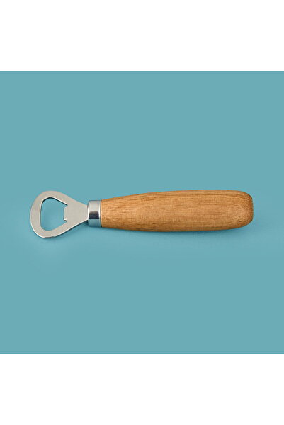 MİEN Acacia Handle Opener - Brown - 15 cm