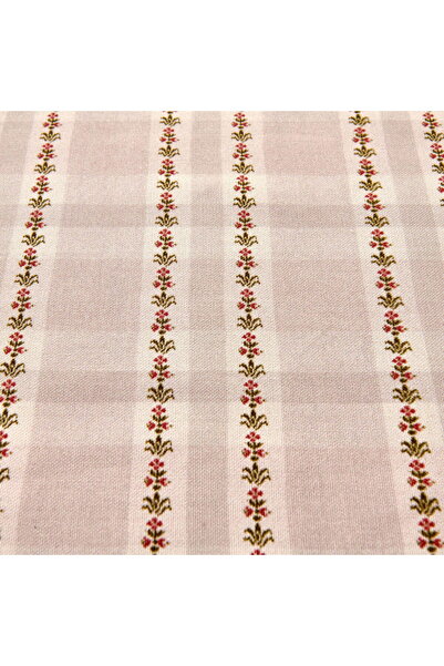 MATMEL Soft Flos Tablecloth - Ecru - 140X220 cm