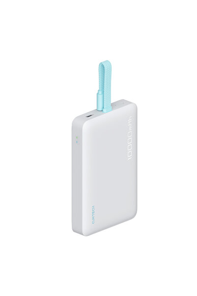 Cuktech CP132ML 10000mAh Magnetic Wireless Power Bank with Built-In USB-C Cab...