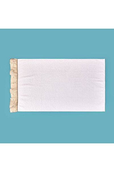 MATMEL Soft Green Culture Twin Daisy Patterned Face Towel - Ecru - 50X90 cm