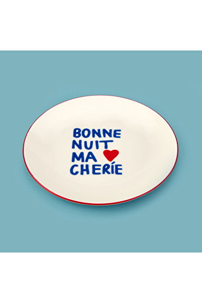 MATMEL Kitchen Bonne Nuit My Dear Porcelain Pasta Plate - Colorful - 19 cm