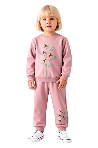 PayBuy Girls' Cotton Knitted Sweatshirt and Sweatpants Set Spring Breeze Quality Stylish Comfortable