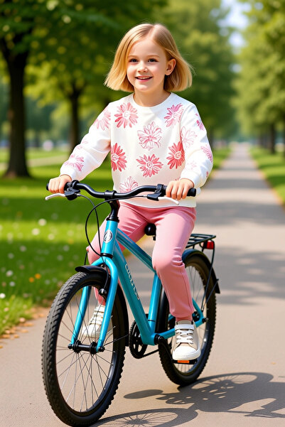 PayBuy Girl's Cotton Knitted Sweatshirt and Sweatpants Set Flower Printed Quality Stylish Comfortable