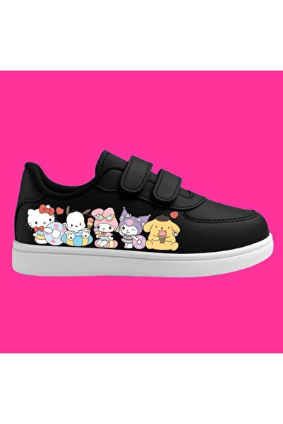 amazoondesing cromix Hello Cats cu imprimeu pantofi sport pentru fete cu band...