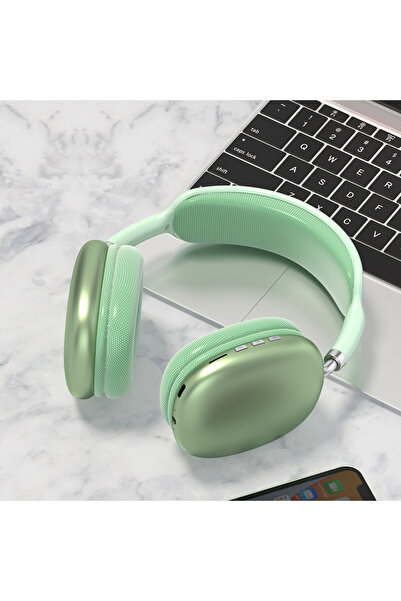 MRG Casti On Ear MP9 Plus, Bluetooth, MicroSD, Radio, Verde