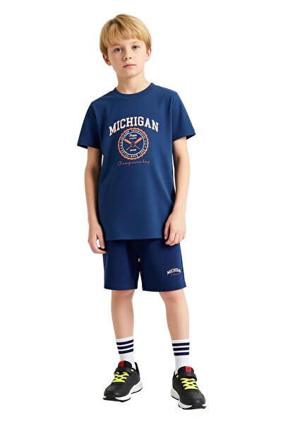 PayBuy Boys' Sports City Printed Cotton t Shirt and Shorts Set Quality Stylish Comfortable