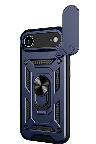 NewFace Nrzsnt Apple iPhone 17 Air Pars Silicone with Ring Faceplate (210454) - Navy Blue