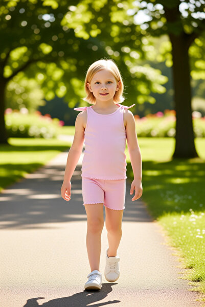 PayBuy Girls' Cotton Tank Top and Shorts Set Summer Comfort and Style Quality Stylish Comfortable