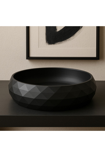 TriVox3D Decorative Door Entrance Money, Key, Wallet Bowl Ornament (Diameter 25 cm)