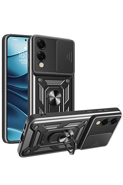 NewFace Nrzsnt Samsung Galaxy S25 Edge Pars Silicone with Lens Ring (210428) - Black