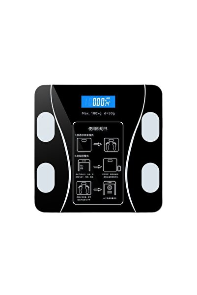MRG Body Scale Smart M8501, Bluetooth Intelligent App, Electronic, Black