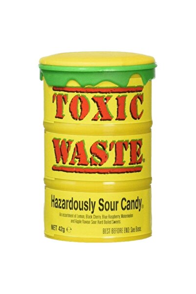 Toxic Waste حلوى الطبل الحامضة الخطرة 42 جرام