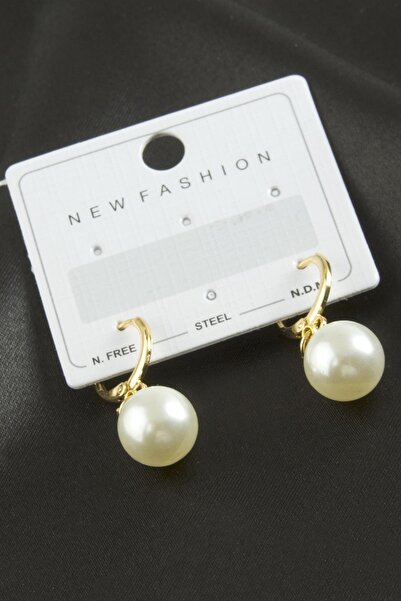 ZERO LAND Nrzsnt Round (215630) Pearl Earring-Yellow