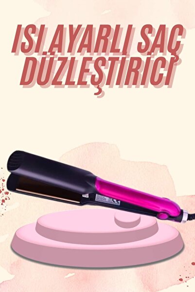 ZERO LAND Nrzsnt Hair Straightener Ceramic Coating High Heat Adjustable Professional 4 Levels (223010) 220 Dece