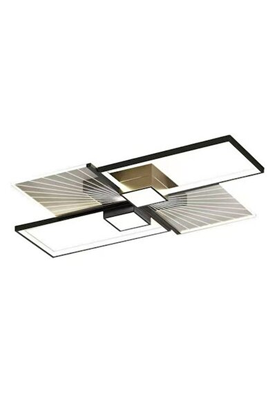 trandafi led Black LED Chandelier with Remote 8920BK - Warm/Cool/ Adjustable