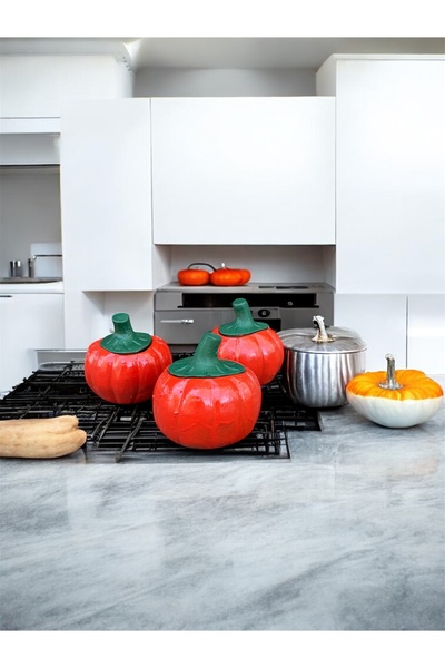 egesaksı 3 lü renkli minik renk baharatlık kabak 🎃