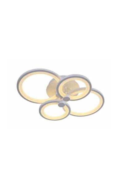 trandafi led LED Chandelier 4 Circles with Remote, Warm/Cool/ Light and Dimmable 8823-2+2