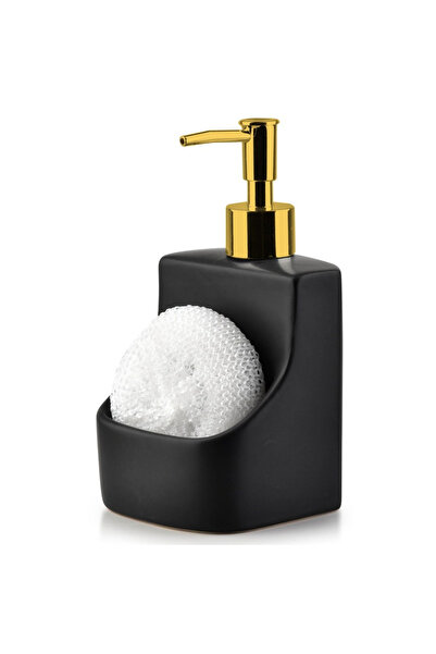 Other Dishwasher dispenser with sponge and sponge container, ceramic, black, 400 ml