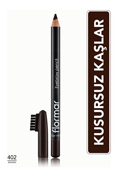 Flormar Doğal Görünüm Veren Fırça Kapaklı & Yumuşak Uçlu Kaş Kalemi