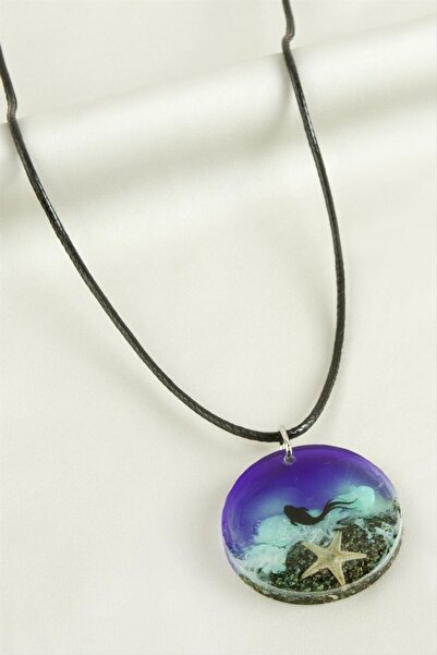 ZERO LAND Nrzsnt Starfish (233105) Epoxy Pendant-Purple