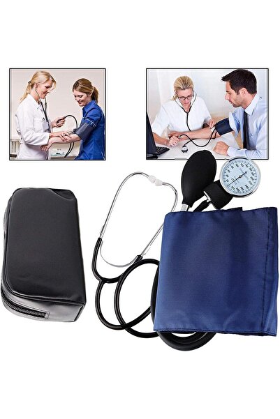 MRG M1077 Mechanical Upper Arm Blood Pressure Monitor, Professional, with Stethoscope and Bag