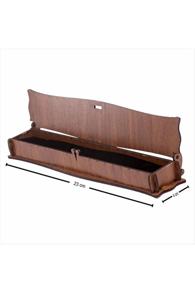 ZERO LAND Nrzsnt I Love You Written Wooden (233229) Prayer Beads Box-Brown