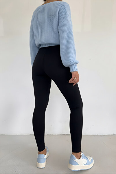 CRNSSWİMWEAR Високі лосини Push Up - Еластичні, дихаючі, чорні