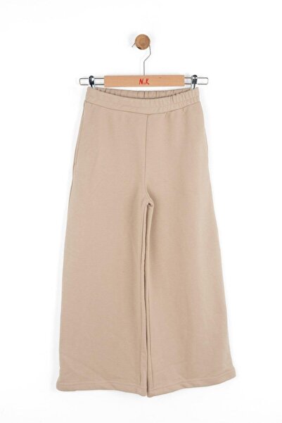 nk kids Girl's 8-14 Years Old Palazzo Sweatpants Beige