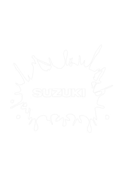 Oracal Sticker pata scris Suzuki, 20cm, alb