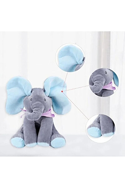 OEM Interactive plush toy – Cucu-Bau Elephant with sounds, movement and movable ears