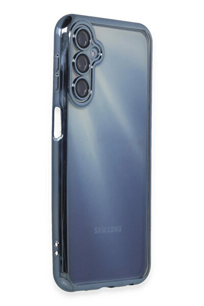 NewFace Nrzsnt Samsung Galaxy A15 4g Case Silicone with Lens - (224820) Light Blue