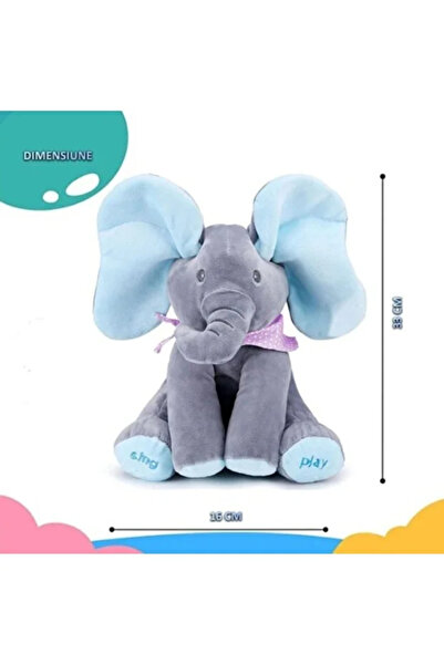 OEM Interactive plush toy – Cucu-Bau Elephant with sounds, movement and movable ears