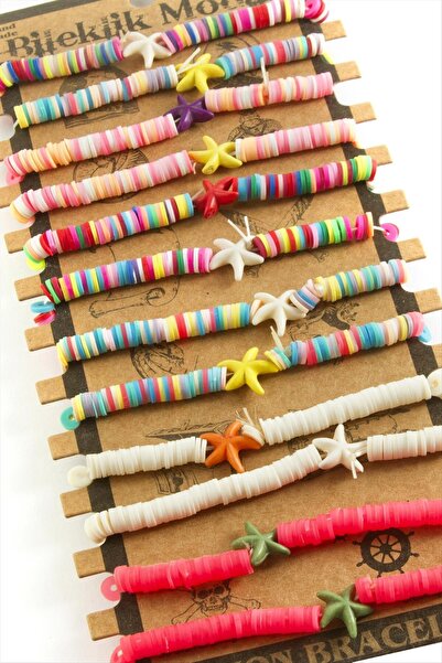 gizmurstore NRZSNT سوار من الخرز الملون من نوع ستار فاينر فيمو (124859)