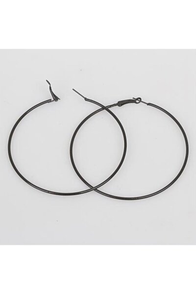 ZERO LAND Nrzsnt Classic (10325) Hoop Earrings-Black