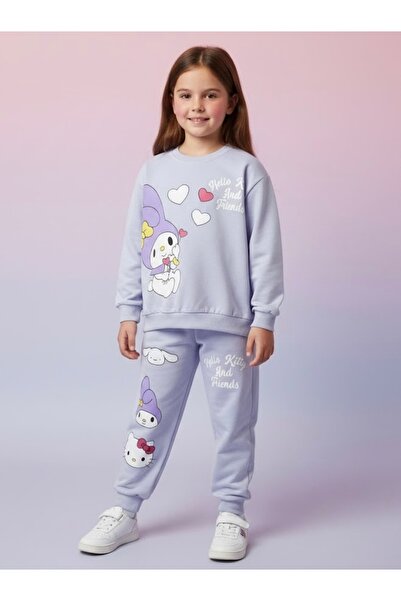 KUMRUNUN DÜNYASI Kuromi Character Printed Lower Upper Set Girl Child