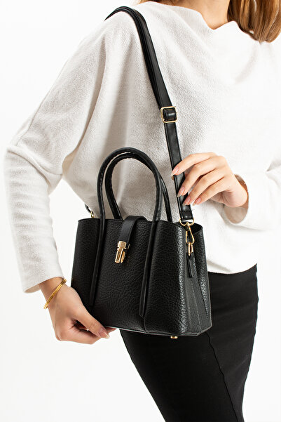 By Hakan Tn-210 Geantă de umăr pentru femei Geantă de mână Geantă de cruce NEGRU