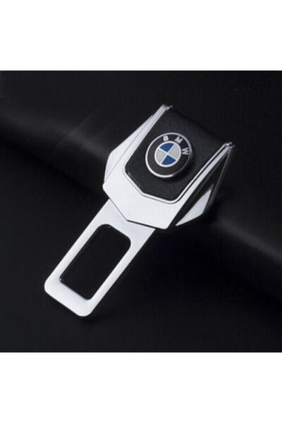 MRG Set of 2x Fake Seat Belt Adapters M1089, Chrome Leather BMW