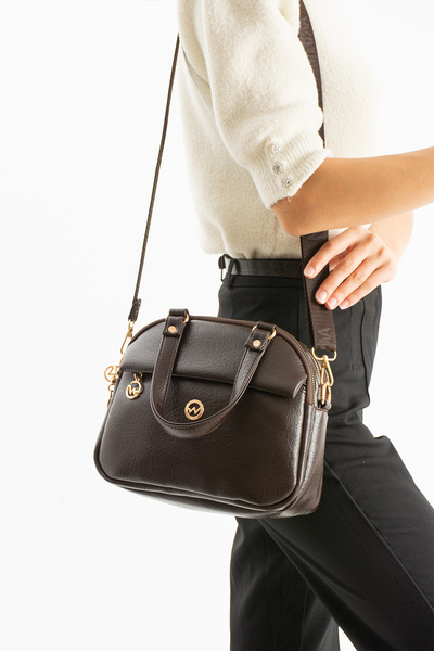 By Hakan Tn-209 Women's Shoulder Bag Handbag Crossbody Bag Brown