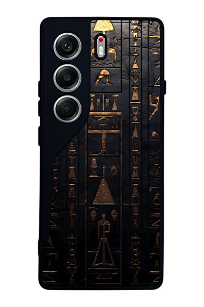 TECNO حافظة متوافقة مع هاتف Camon 40 باللون الأسود غير اللامع - سيليكون ناعم،...