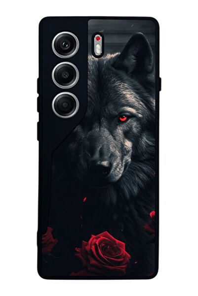 TECNO حافظة متوافقة مع هاتف Camon 40 باللون الأسود غير اللامع - سيليكون ناعم،...