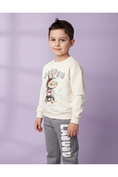 KUMRUNUN DÜNYASI Labubu Character Printed Lower Upper Set Boy